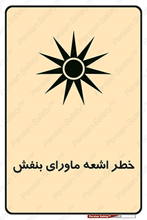 Safety sign: UV Hazard – design 11374