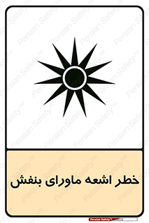 Safety sign: UV Hazard – design 11374