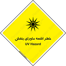 Safety sign: UV Hazard – design 11374