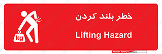 Safety sign: Lifting Hazard – design 11375