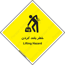 Safety sign: Lifting Hazard – design 11375