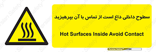  , سطح , حرارت , دما , خودداری , دست نزنید , خطر , 
