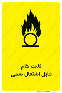  , نپخته , فراوری نشده , آتش گیر , 