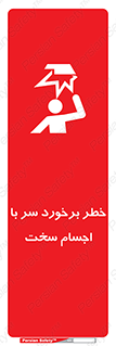 تابلوی ایمنی خطر برخورد سر با اجسام سخت – طرح 11494