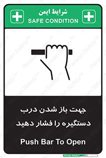  , جهت , باز شدن , شدن درب دستگیره , دستگیره , شدن نکردن , فشار , 