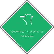  , جهت , باز شدن , شدن درب دستگیره , دستگیره , شدن نکردن , فشار , 