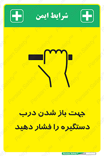  , جهت , باز شدن , شدن درب دستگیره , دستگیره , شدن نکردن , فشار , 