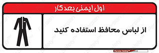 Safety sign: Wear Protective Clothing – design 11574