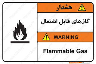 تابلوی ایمنی گازهای قابل اشتعال – طرح 11779