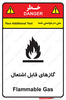 تابلوی ایمنی گازهای قابل اشتعال – طرح 11779