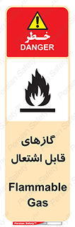 تابلوی ایمنی گازهای قابل اشتعال – طرح 11779