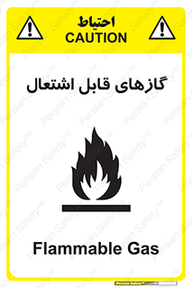 تابلوی ایمنی گازهای قابل اشتعال – طرح 11779