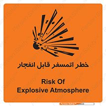 Safety sign: Risk Of Explosive Atmosphere – design 11787