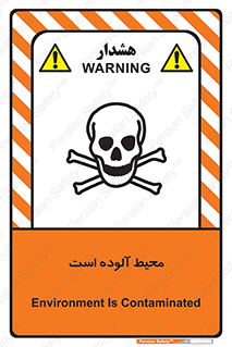 Safety sign: Environment Is Contaminated – design 11796