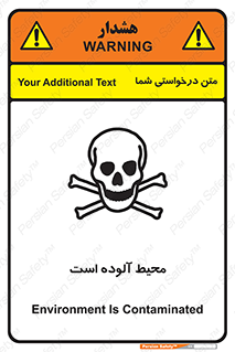Safety sign: Environment Is Contaminated – design 11796