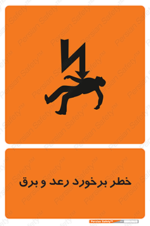 Safety sign: Risk Of Lightning Strike – design 11803