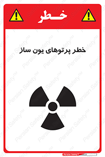 Safety sign: Risk Of Ionizing Radiation – design 11836