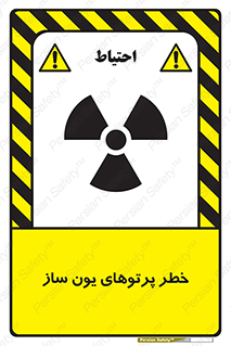 Safety sign: Risk Of Ionizing Radiation – design 11836