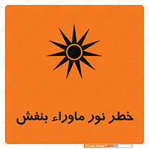 Safety sign: Risk Of Ultraviolet UV Radiation – design 11846