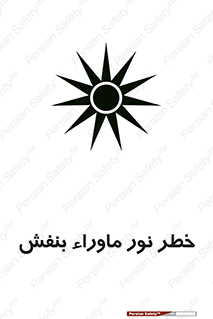 Safety sign: Risk Of Ultraviolet UV Radiation – design 11846
