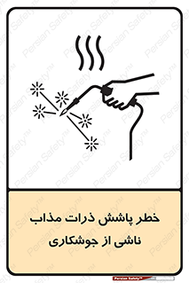 Safety sign: Risk Of Molten Metals Due To Welding – design 11862