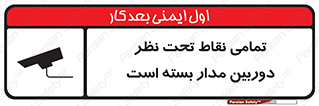 Safety sign: All points Are Under Surveillance – design 11896