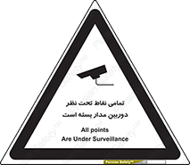 Safety sign: All points Are Under Surveillance – design 11896