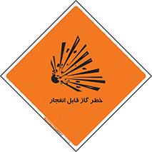Safety sign: Risk Of Explosive Gas – design 12267