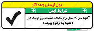 Safety sign: What Has Not Happened For 20 Years Can Happen In 20 Seconds – design 12351