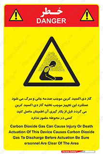  , سیستم اطفاء حریق , Co2 , محیط , 