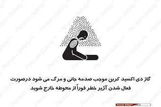  , ورود , نکنید , داخل نشوید , آلارم , هنگام , Co2 , مسمومیت , خفگی , 