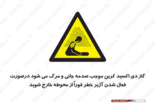  , ورود , نکنید , داخل نشوید , آلارم , هنگام , Co2 , مسمومیت , خفگی , 