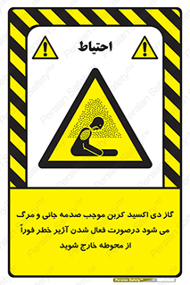  , ورود , نکنید , داخل نشوید , آلارم , هنگام , Co2 , مسمومیت , خفگی , 