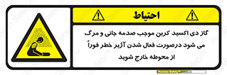  , ورود , نکنید , داخل نشوید , آلارم , هنگام , Co2 , مسمومیت , خفگی , 