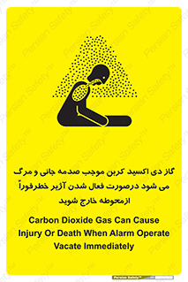  , ورود , نکنید , داخل نشوید , آلارم , هنگام , Co2 , مسمومیت , خفگی , 
