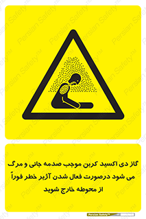  , ورود , نکنید , داخل نشوید , آلارم , هنگام , Co2 , مسمومیت , خفگی , 