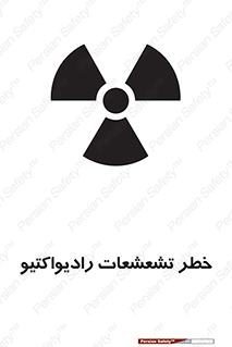 Safety sign: Risk Of Radioactive Radiation – design 12396
