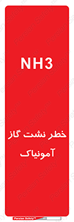 Safety sign: Risk Of Ammonia Gas Leakage – design 12433