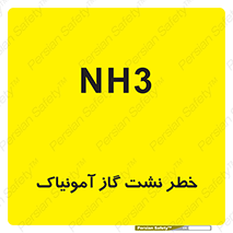Safety sign: Risk Of Ammonia Gas Leakage – design 12433