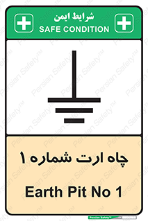 تابلوی ایمنی چاه ارت شماره 1 – طرح 12451