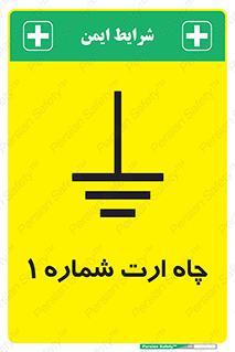 تابلوی ایمنی چاه ارت شماره 1 – طرح 12451