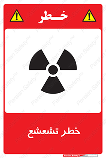 Safety sign: Risk Of Radiation – design 12455