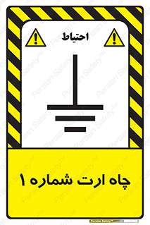 Safety sign: Earth Pit No 1 – design 12483
