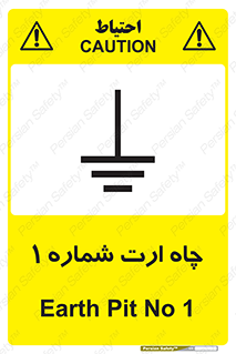 تابلوی ایمنی چاه ارت شماره 1 – طرح 12483