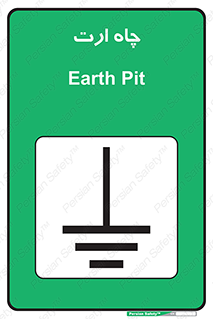 Safety sign: Earth Pit – design 12484