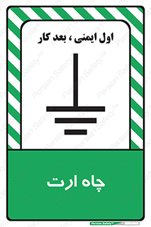 Safety sign: Earth Pit – design 12484