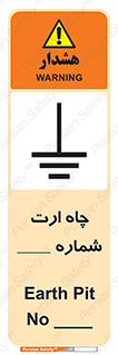 Safety sign: Earth Pit No 1 – design 12543
