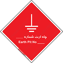 Safety sign: Earth Pit No 1 – design 12543