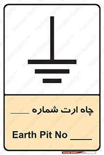 Safety sign: Earth Pit No 1 – design 12543