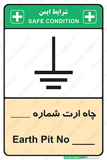 تابلوی ایمنی چاه ارت شماره 1 – طرح 12544